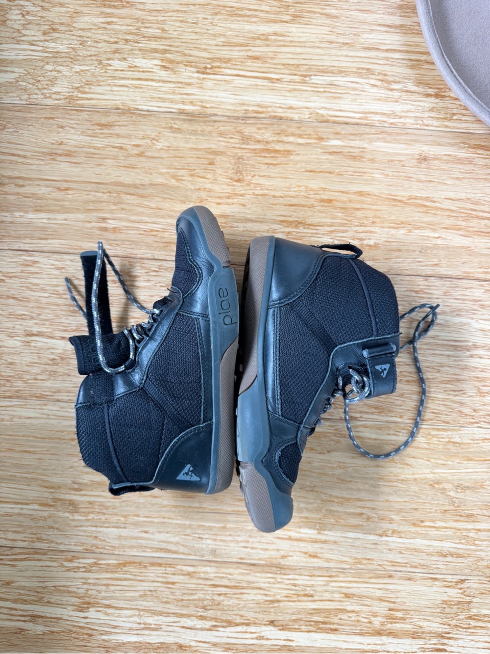 Black Plae High-Top Sneakers, like new size 3Y